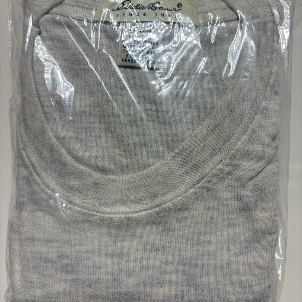 NEW Eddie Bauer Unisex Thermolene Undershirt Oatmeal Comfortable Winter L